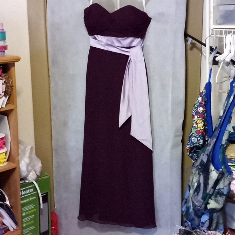 Purple gown